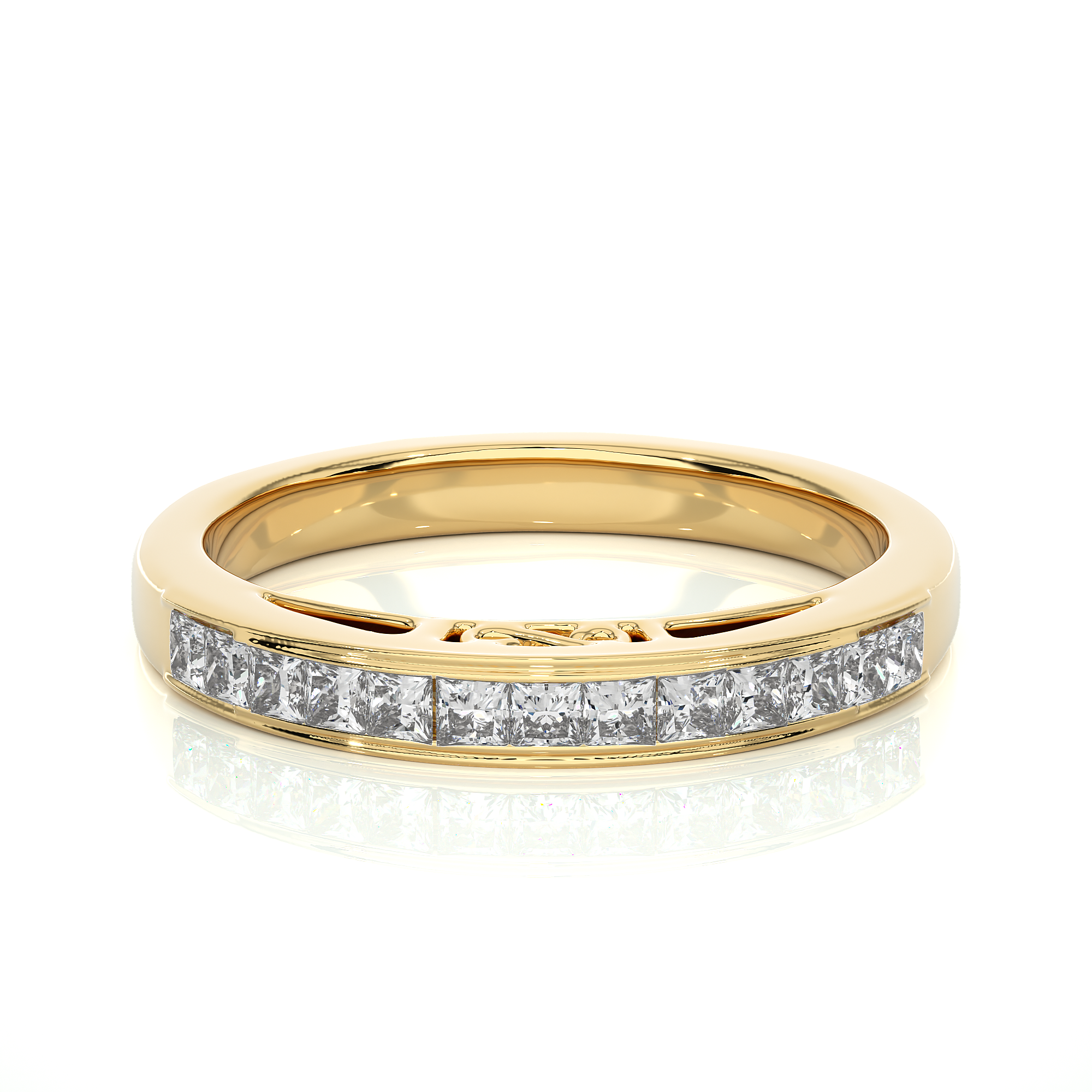 0.32 Carat SI Color VS1 Clarity Diamond Studded Natural Diamond Ring.